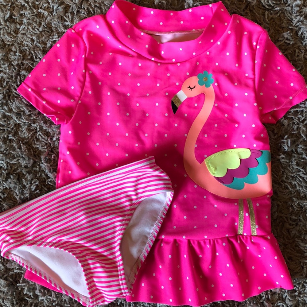 Carters Toddler Girl 2 Piece Swim Suit